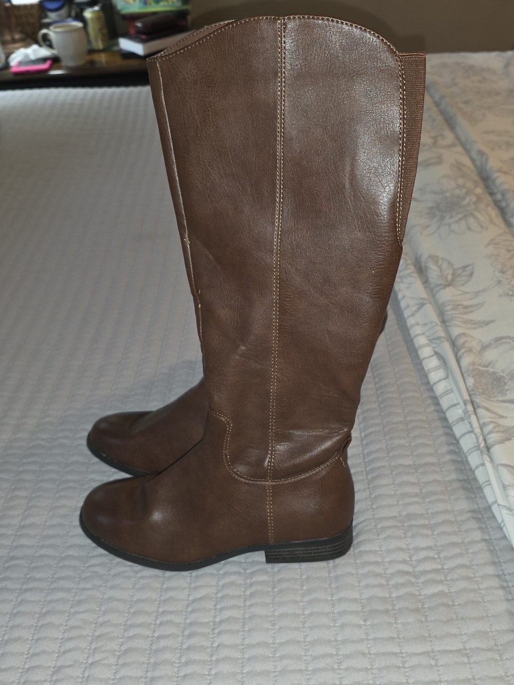 Universal Thread Brown Over-the-Knee Riding Boots - Picture 2 of 4